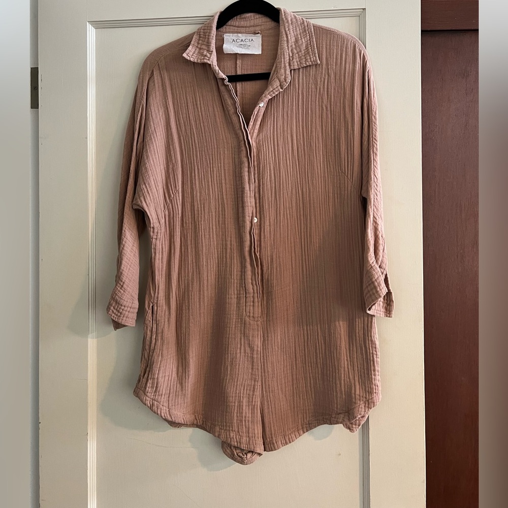 Acacia Kapaa gauze romper size small